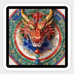 dragon head Sticker